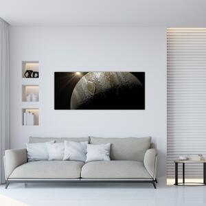 Slika planete u svemiru (120x50 cm)