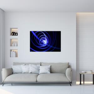 Slika plavih spirala (90x60 cm)