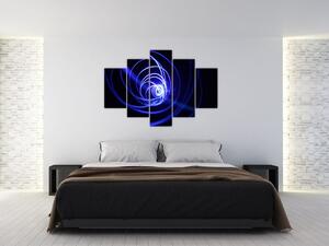 Slika plavih spirala (150x105 cm)