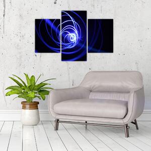 Slika plavih spirala (90x60 cm)