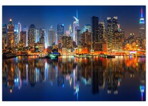 Slika Manhattana noću (90x60 cm)