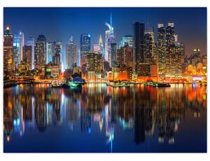 Slika Manhattana noću (70x50 cm)