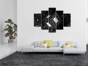 Slika apstraktne kocke (150x105 cm)