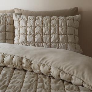 Bež posteljina za krevet za jednu osobu 135x200 cm Puffer – Catherine Lansfield