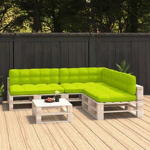 VidaXL 314599 Pallet Sofa Cushions 7 pcs Bright Green