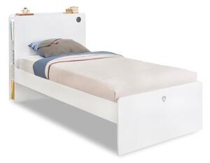 Bijeli krevet za jednu osobu Bijeli krevet, 120 x 200 cm