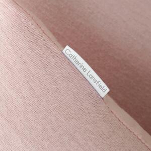 Ružičasta pamučna posteljina za bračni krevet 200x200 cm – Catherine Lansfield