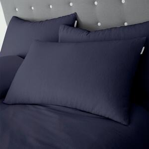 Tamno plava pamučna posteljina za bračni krevet 200x200 cm – Catherine Lansfield