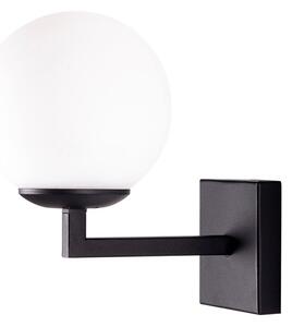 Crna metalna zidna svjetiljka ø 15 cm Profil - Squid Lighting