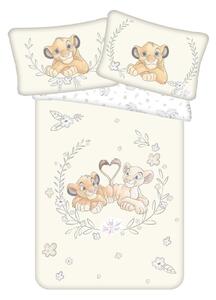 Pamučna dječja posteljina za dječji krevetić 100x135 cm Lion King – Jerry Fabrics