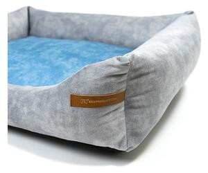 Plavo-svijetlo sivi krevet za pse 55x65 cm SoftBED Eco S – Rexproduct