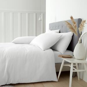 Bijela pamučna posteljina za bračni krevet 200x200 cm – Catherine Lansfield