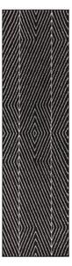 Crno-bijeli tepih staza 66x240 cm Muse – Asiatic Carpets