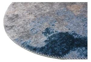 Plavo-sivi perivi okrugli tepih ø 100 cm – Vitaus