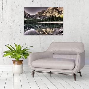 Slika jezera u planinama (70x50 cm)