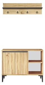 Garnitura za hodnik u prirodnoj boji Noemi - Kalune Design