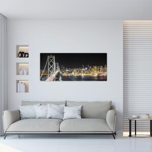 Slika Brooklyn mostova i New Yorka (120x50 cm)