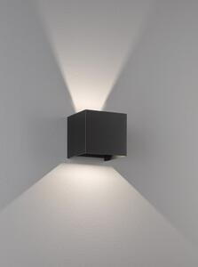 Crna LED zidna lampa - Fischer & Honsel