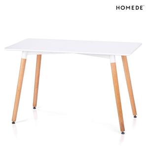 Blagovaonski stol s bijelom pločom stola 80x120 cm Elle – Homede