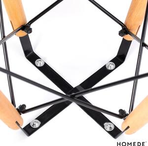 Okrugli blagovaonski stol s crnom pločom stola ø 80 cm Tebe – Homede