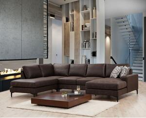 Atelier Del Sofa Kutna garnitura, Smeđa, Porto Corner (EOT-C-02-CHL) - Brown