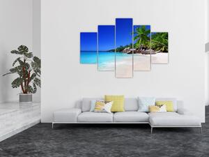 Slika plaže na otoku Praslin (150x105 cm)