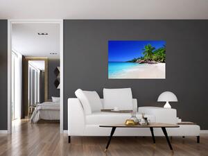 Slika plaže na otoku Praslin (90x60 cm)