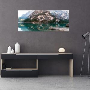 Slika planinskog jezera (120x50 cm)
