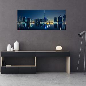Slika noćnog grada (120x50 cm)