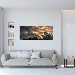 Slika oblaka i šume (120x50 cm)