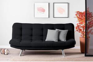 Atelier Del Sofa Trosjed na razvlačenje, Crno, Misa Sofabed - Black