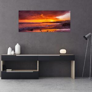Slika zalaska sunca na moru (120x50 cm)