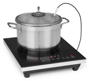 Klarstein Cook n Roll, indukcijska ploča, 2000 W, 3 h timer, 10 stupnjeva, crna