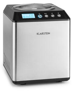 Klarstein Vanilla Sky, 180W, srebrna, aparat za izradu sladoleda, nehrđajući čelik, 2L