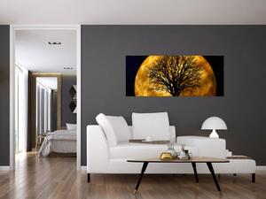 Slika mjeseca i silueta (120x50 cm)