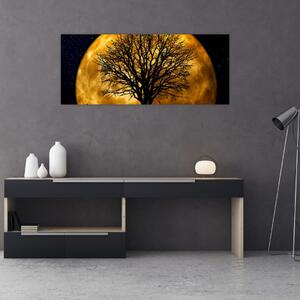 Slika mjeseca i silueta (120x50 cm)