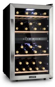Klarstein Vinamour 45D, vinoteka, 2 zone, 118 litara / 45 boca, 5 - 18 ° C, nehrđajući čelik