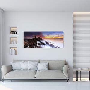 Slika planine u magli (120x50 cm)