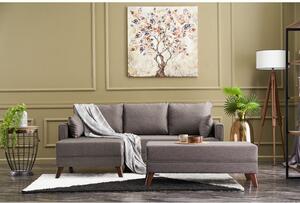 Atelier Del Sofa Kutna garnitura na razvlačenje, Smeđa, Bella Mini Corner Sofa Left - Brown