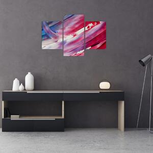 Slika - ružičasto-plava boja (90x60 cm)