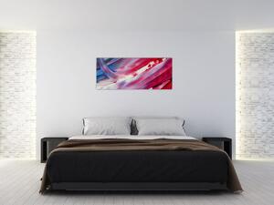 Slika - ružičasto-plava boja (120x50 cm)