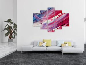 Slika - ružičasto-plava boja (150x105 cm)