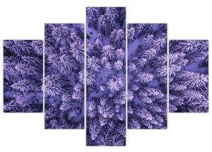 Slika snježnih stabala (150x105 cm)