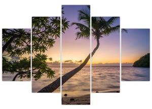 Slika palme na plaži (150x105 cm)