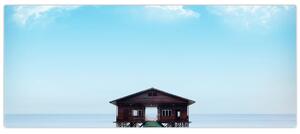 Slika kuće na moru (120x50 cm)