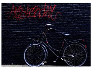 Slika bicikla u Amsterdamu (70x50 cm)
