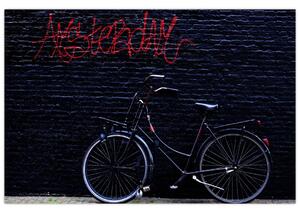 Slika bicikla u Amsterdamu (90x60 cm)
