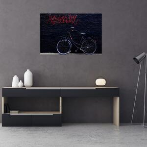 Slika bicikla u Amsterdamu (90x60 cm)