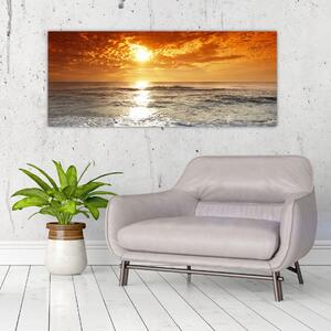 Slika zalaska sunca na Korzici (120x50 cm)