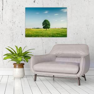 Slika drveta na livadi (70x50 cm)